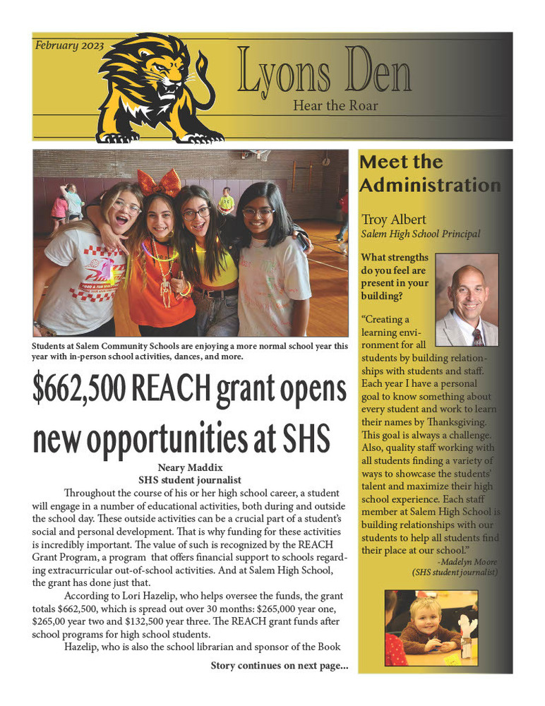 Winter newsletter cover