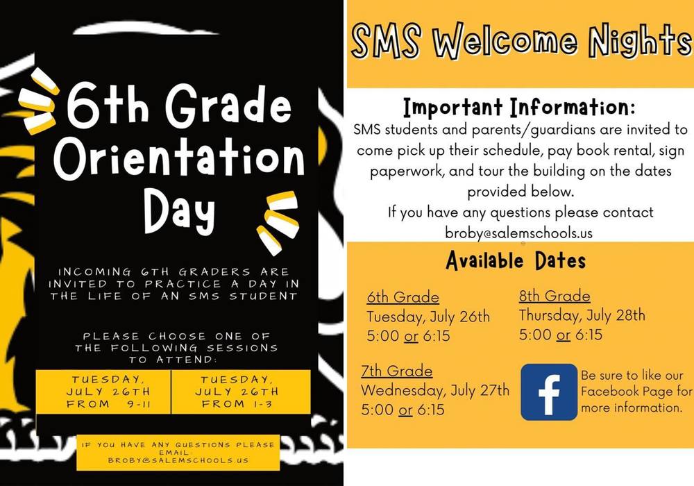SMS Back to School Events