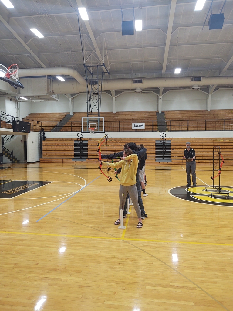 Archers preparing for shot