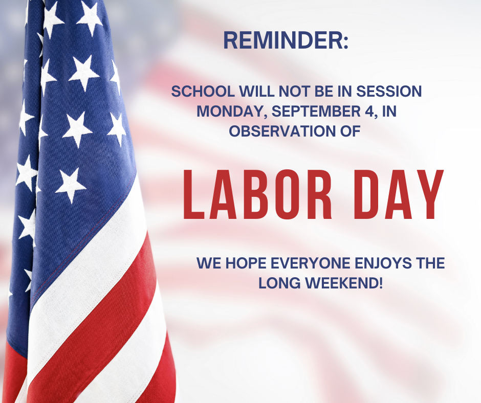 Labor Day announcement