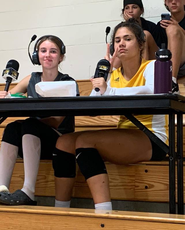 Announcing volleyball games